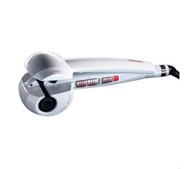 BaByliss Curl Secret Ferro arricciacapelli automatico Caldo Perlato, Bianco 2,5 m
