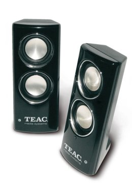 TEAC USB Stereo Speaker System XS-2 altoparlante Nero Cablato