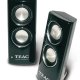 TEAC USB Stereo Speaker System XS-2 altoparlante Nero Cablato 2