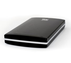 TEAC HDD 300GB One-Bottom Backup disco rigido esterno Nero