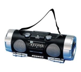 AEG SRR 4317 Mini impianto audio domestico Nero, Argento