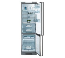 AEG SANTO 86378-3 KGL frigorifero con congelatore Libera installazione Grigio, Stainless steel