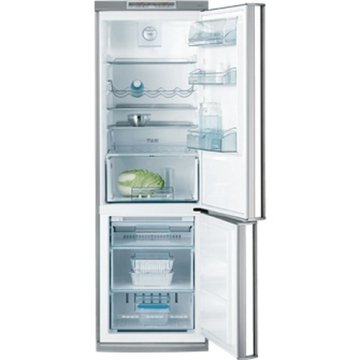 AEG S75348KG5 frigorifero con congelatore Libera installazione Stainless steel