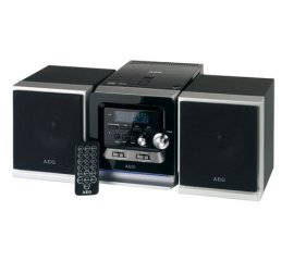AEG MC 4428 CD impianto stereo portatile 100 W AM, FM Nero, Bianco Riproduzione MP3