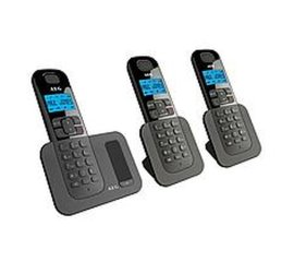 AEG Voxtel D500 Triple Telefono DECT Identificatore di chiamata Nero