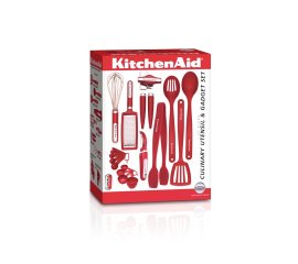 KitchenAid KAT448ER set di utensili da cucina 17 pz Rosso