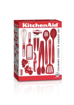 KitchenAid KAT448ER set di utensili da cucina 17 pz Rosso