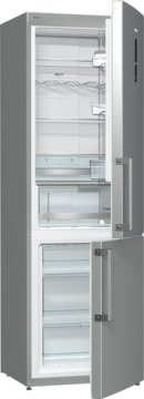 Gorenje NRK6192MX frigorifero con congelatore Libera installazione 307 L Grigio, Metallico