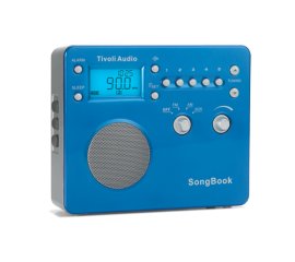 Tivoli Audio Songbook Portatile Digitale Blu, Argento