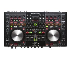 Denon MC6000MK2 controller per DJ Mixer per vinile 4 canali Nero, Multicolore