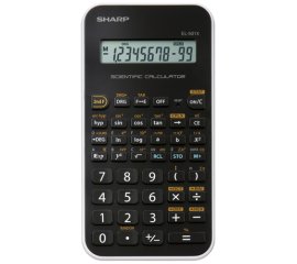 Sharp EL-501XB calcolatrice Tasca Calcolatrice scientifica Nero, Bianco