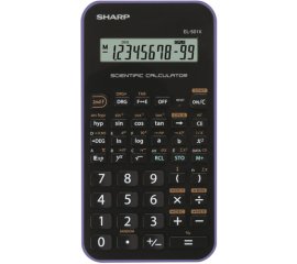 Sharp EL-501XBVL calcolatrice Tasca Calcolatrice scientifica Nero