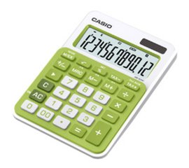 Casio MS-20NC calcolatrice Desktop Calcolatrice di base Verde