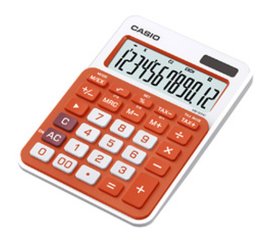 Casio MS-20NC calcolatrice Desktop Calcolatrice di base Arancione