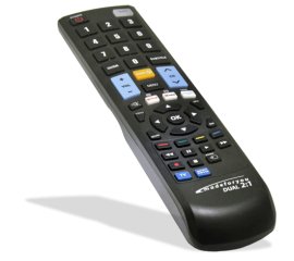 G.B.S. Elettronica MadeForYou 2:1 Serie 7001 Black telecomando Bluetooth DTT, DVD/Blu-ray, SAT, TV, VCR Pulsanti