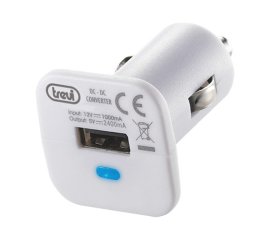 Trevi TC 122 USB adattatore e invertitore Auto 2,4 W Bianco
