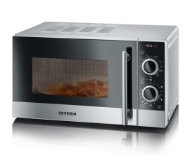 Severin MW 7874 forno a microonde Superficie piana Microonde combinato 20 L 700 W Argento, Stainless steel