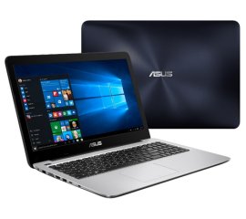 ASUS VivoBook X556UR-XO345T Intel® Core™ i5 i5-7200U Computer portatile 39,6 cm (15.6") HD 4 GB DDR4-SDRAM 512 GB SSD NVIDIA® GeForce® 930MX Wi-Fi 4 (802.11n) Windows 10 Blu, Argento