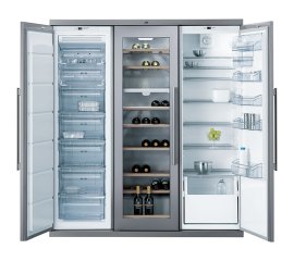 AEG S-70338-KA1 frigorifero side-by-side Libera installazione Stainless steel