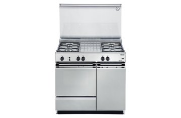 De’Longhi SGGX 854 N cucina Cucina freestanding Elettrico/Gas Gas Stainless steel A