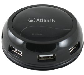 Atlantis Land P014-GH902-B hub di interfaccia 480 Mbit/s Nero
