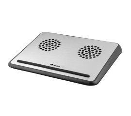NGS Alumen base di raffreddamento per laptop 39,6 cm (15.6") Alluminio, Nero