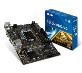 MSI B250M PRO-VD Intel® B250 LGA 1151 (Socket H4) micro ATX