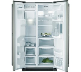 AEG S85616SK frigorifero side-by-side Libera installazione 531 L Acciaio inossidabile
