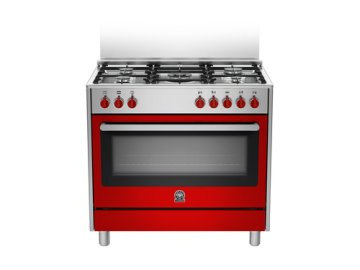 Bertazzoni La Germania Cucina RIS95C 61CXR Rosso Elettrica