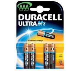Duracell Ultra M3, AAA LR03 Batteria monouso Mini Stilo AAA Alcalino