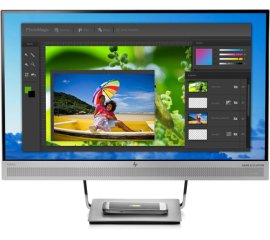HP EliteDisplay S240uj Monitor PC 60,5 cm (23.8") 2560 x 1440 Pixel Quad HD LED Nero, Argento