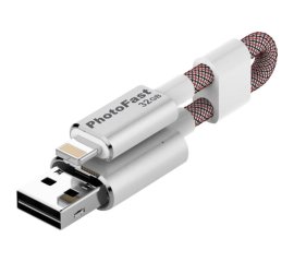 Photofast MemoriesCable Gen3 32GB unità flash USB USB Type-A / Lightning 3.2 Gen 1 (3.1 Gen 1) Argento