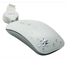 Mediacom Crystal iMouse mouse USB tipo A Ottico 800 DPI