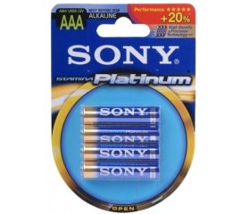 Sony 4x AAA Stamina Platinum Batteria monouso Mini Stilo AAA Alcalino