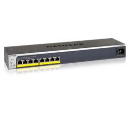 NETGEAR GS408EPP Gestito L2 Gigabit Ethernet (10/100/1000) Supporto Power over Ethernet (PoE) 1U Nero