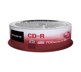 Sony 25CDQ80SP CD vergine 700 MB