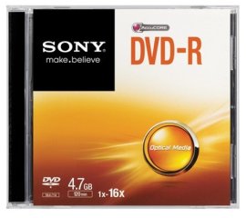 Sony 16x DVD-R 4.7GB 4,7 GB 1 pz