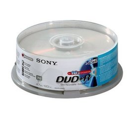 Sony DVD+R 16x, 25 4,7 GB 25 pz