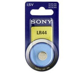 Sony 1x LR44 1.5V Batteria monouso SR44 Alcalino