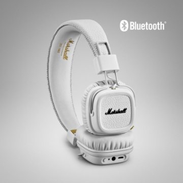 Marshall Major II Bluetooth Cuffia Padiglione auricolare Connettore 3.5 mm Bianco