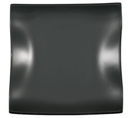 Villeroy & Boch Cera black Plate Quadrato Vetro Nero 1 pz