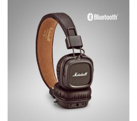 Marshall Major II Bluetooth Cuffia Padiglione auricolare Connettore 3.5 mm Marrone