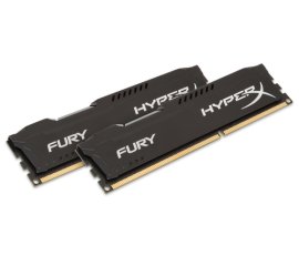 HyperX FURY Black 8GB 1600MHz DDR3 memoria 2 x 4 GB