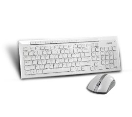 Rapoo 8200P tastiera Mouse incluso RF Wireless Italiano Bianco