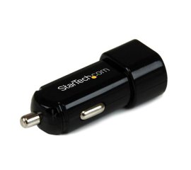 StarTech.com Caricatore accendisigari a doppia presa USB - Adattatore USB auto ad alta potenza ( 17W - 3.4 Amp)