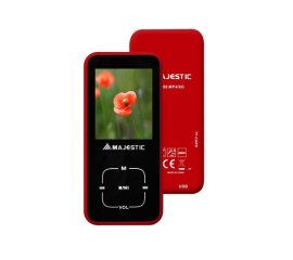 New Majestic BT-8488RD lettore e registratore MP3/MP4 Lettore MP4 8 GB Nero, Rosso