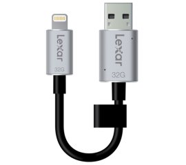 Lexar JumpDrive C20i 32GB unità flash USB USB Type-A / Lightning 3.2 Gen 1 (3.1 Gen 1) Nero, Argento