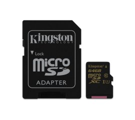 Kingston Technology microSDHC/SDXC Class 10 UHS-I 64GB MicroSDXC Classe 10