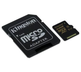 Kingston Technology Gold microSD UHS-I Speed Class 3 (U3) 64GB MicroSDHC Classe 3
