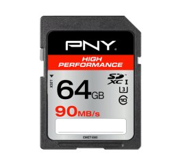 PNY High Performance 64 GB SDXC UHS-I Classe 10
